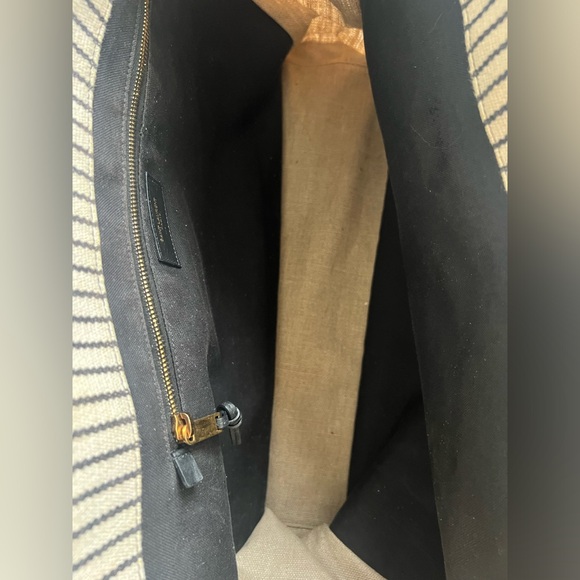 SAINT LAURENT RIVE GAUCHE STRIPE TOTE - Picture 7 of 7